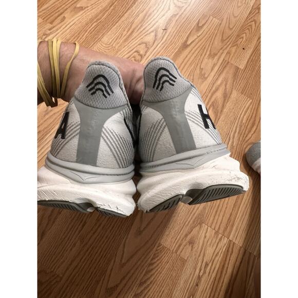 Hoka One One Shoes Mens Size 15 D Clifton 9 Harbor Mist Running Athletic Sneaker - Picture 6 of 9